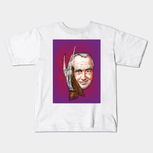 Wes Craven - An illustration by Paul Cemmick Kids T-Shirt